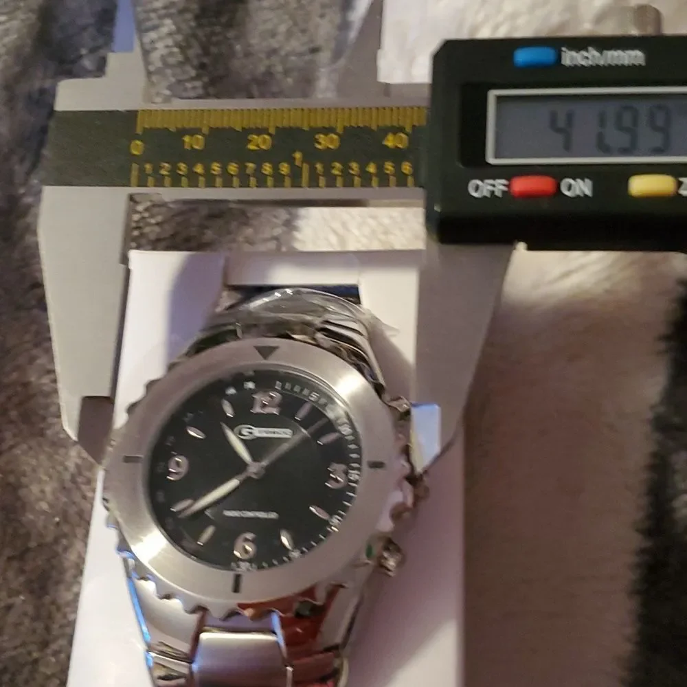 Brand New G-Force Radio Controlled Watch Atomic‎ Clock Stainless Steel TW363L
